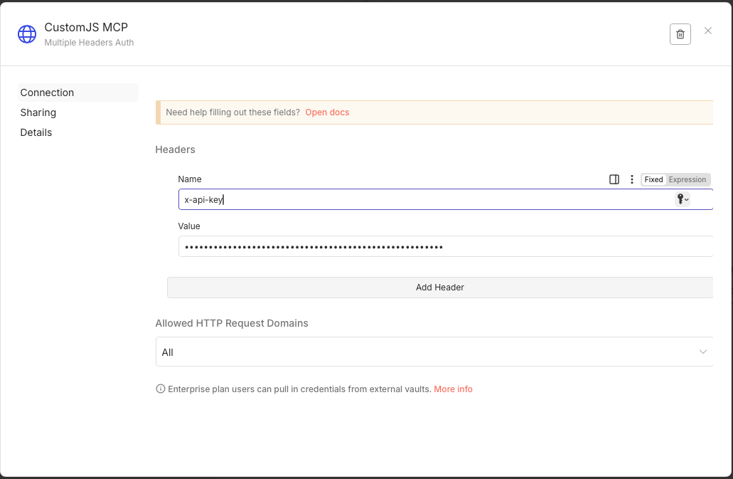 Authentication Setup
